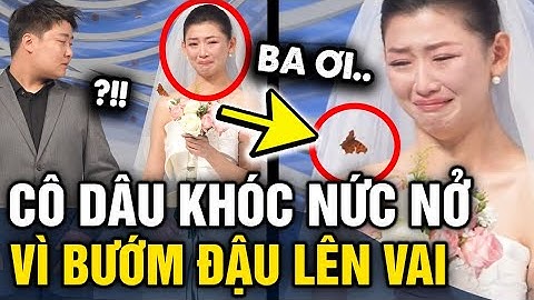 Cô dâu KHÓC NẤC trong đám cưới khi thấy cánh bướm ĐẬU LÊN VAI | Tin 3 Phút
