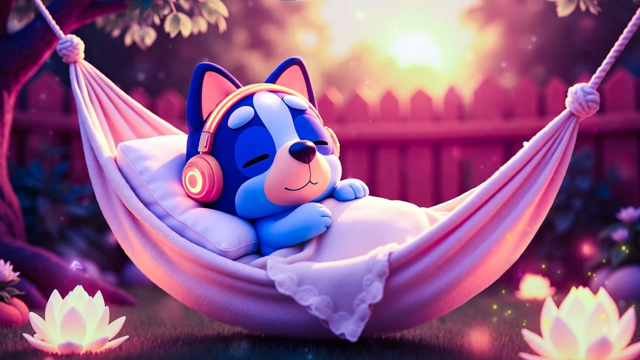 Bluey Bedtime Routine 🌙 Healing Piano Music to Calm Anxiety, Stress ...