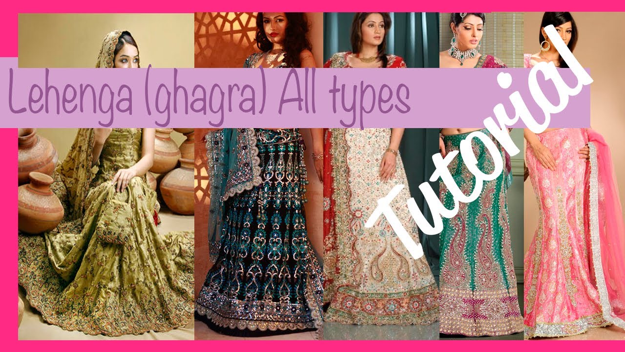 ☁ How to make a lehenga (ghagra) ♥ All types ♥  Skirt patterns sewing, Diy  sewing pattern, Lehenga pattern