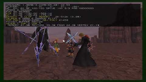 almost 16 minutes of kh2 ps3 debug