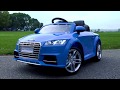 Kid Trax Audi TT 6-Volt Ride-on Toy Car, Blue