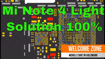 MI note 4 display light solution ||  light jumper || MI Note 4 Light ic MI note 4 Schematic Diagram