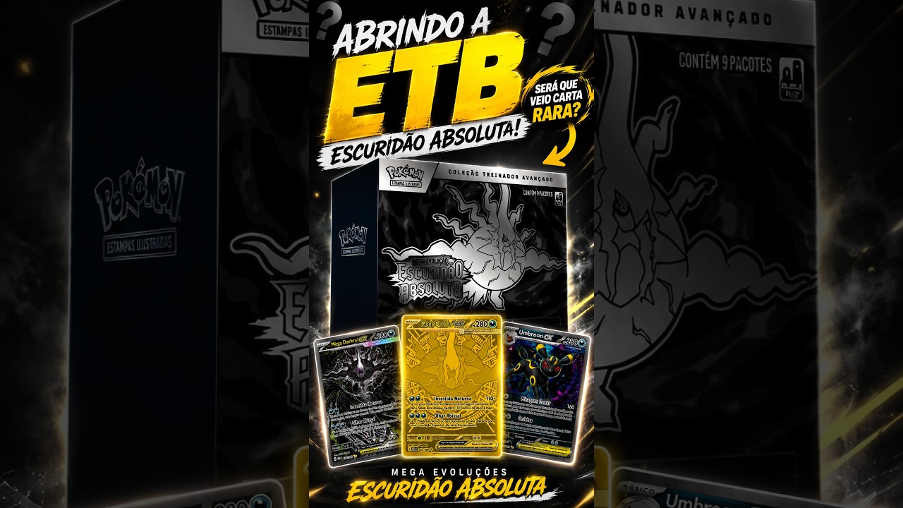 QUASE NÃO ACREDITEI NO QUE VEIO NESSA ETB! 🔥#pokemon  #unboxing  #pokemontcg  #pokemon  #tcg