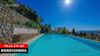 🔆 villa for sale in bordighera 515 m2