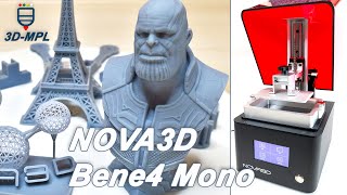 ⚡NEW! NOVA3D Bene4 Mono⚡ Распаковка и подробный обзор. UV MSLA технология