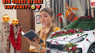 TAIYARIYAN SHURU HOGAYI😍♥️|SAB BHOT KHUSH HAI🥰|AKHIR KIYA HONEY WALA HAI?🤩| VLOG BY RABEECA|