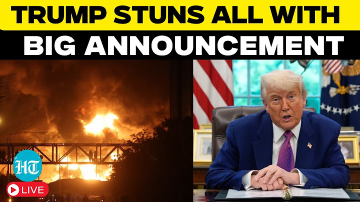 Trump LIVE | President Trump Makes SHOCKING Announcement On Iran-Israel War | Donald Trump News LIVE
