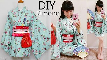 DIY Easy Kimono/Yukata with Easy Pattern | DIY Cosplay Costume | Designed by me