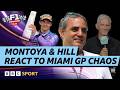 Montoya and Hill react to dramatic Miami GP | BBC Sport