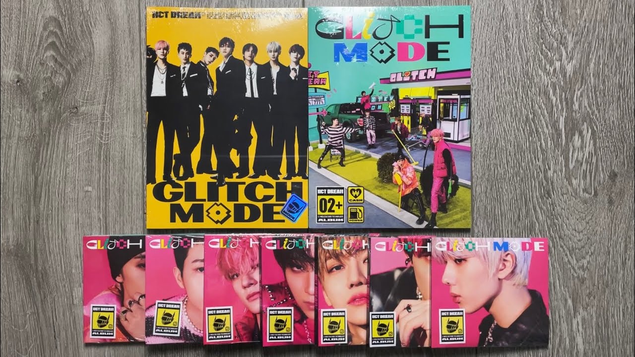 ♡Unboxing NCT Dream 엔시티 드림 2nd Studio Album Glitch Mode 글리치 모드 (Scratch, Glitch \u0026 Digipack Ver.)♡