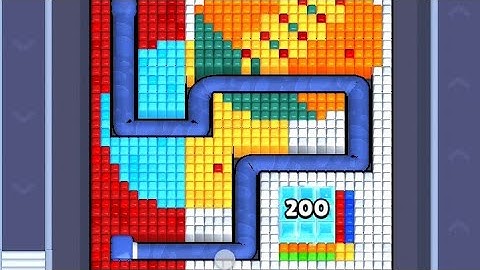 Pixel Flow Level 350. Walkthrough Gameplay 