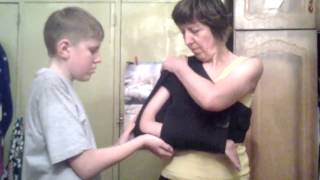 видео Бандаж на плечевой сустав