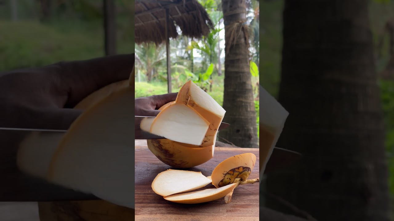 King coconut cutting skills 
