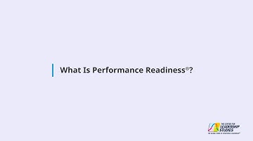 What is Performance Readiness®?
