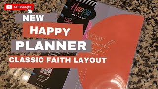 Happy Planner Review| 2024 Peony &amp; Sky Faith Happy Planner - Classic Faith Layout - 12 Month