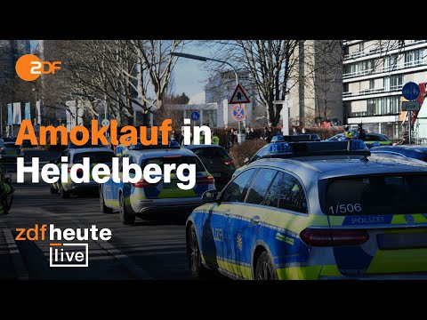 Amoklauf in Heidelberg | ZDFheute live