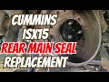 How to Replace Rear Main Seal on Cummins ISX15 - Removal and Reinstallation Step by Step