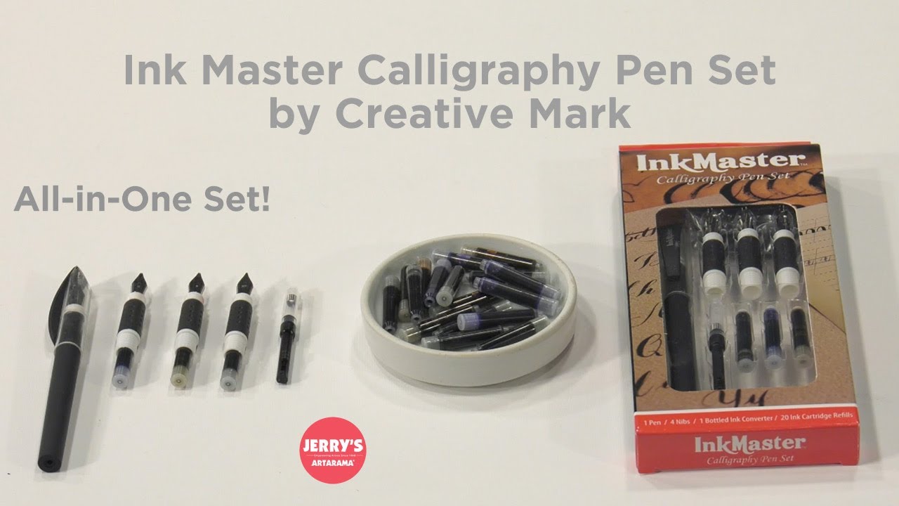 Creative Mark Ink Master Calligraphy Pen Set The AllinOne Set YouTube