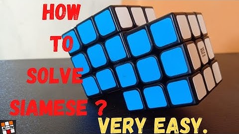 how to solve siamese cube | siamese cube tutorial | [easiest way] #howtosolvesiamese #Siamese