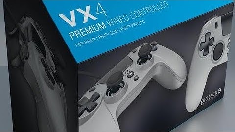 Unboxings/Review/Setup of a GIOTECK VX4 PREMIUM WIRED PS4/PC CONTROLLER
