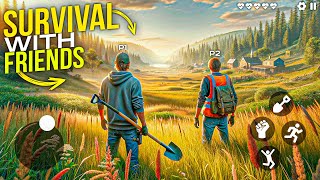 ⛏25 Best Multiplayer Survival Games for ANDROID & IOS 2024 | ONLINE SURVIVAL Games With FRIENDS