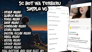 SC SIMPLE BOT V6 | FULL BUTTON | BUT OTOMATIS | TOP UP MENU | NO ENC