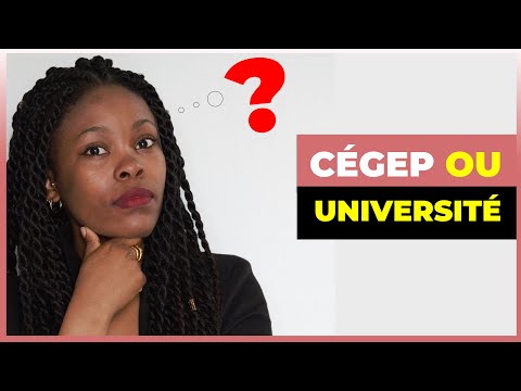 Cégep ou Université au Canada ??? Lequel choisir