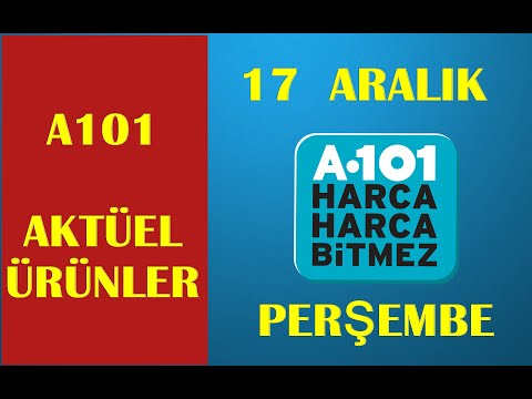 A101 17 ARALIK 2020 AKTÜEL / A101 İNDİRİMLERİ / Aktüel Ürün TV