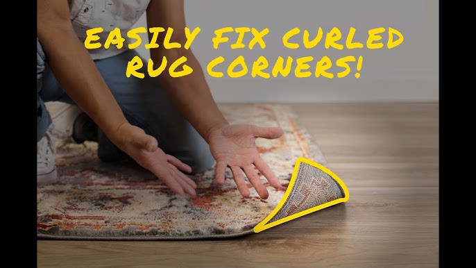 How To Flatten a Rug Corner - Thistlewood Farm