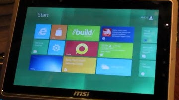 AMD Fusion Windows 8 Tablets Hands-on