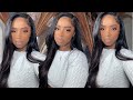 Natural V-Part Wig Install For Beginners minimal Leave Out | Kriyya Hair ￼