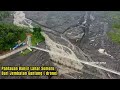 Pantauan Banjir ( drone) Banjir Lahar Semeru Jembatan Gantung