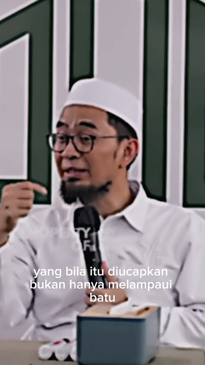 satu dzikir yang mencakup semua dzikir | Ustad Adi Hidayat