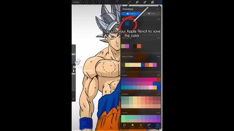 How to save colors in Procreate