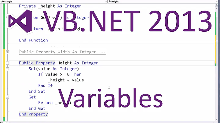 VB.NET 2013 - Variables and operators