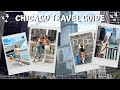 CHICAGO VLOG  + TRAVEL WITH ME // the bean, navy pier, places to eat, The Rose Hotel, & more