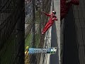 No. 14: In 2001, Helio Castroneves climbs the fence at IMS for the first time #INDYCAR #INDY500