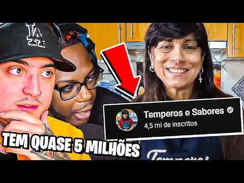 KAZZIO fala sobre o CANAL de Youtube da sua MÃE com quase 5 MILHÕES com PI