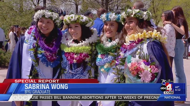College Graduates wear Hawaiian Leis