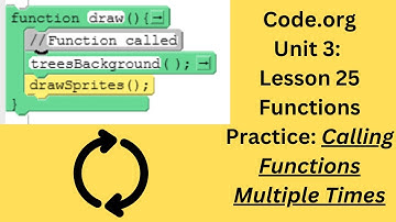 Code org Lesson 25 Practice Activity - Calling Functions Multiple Times