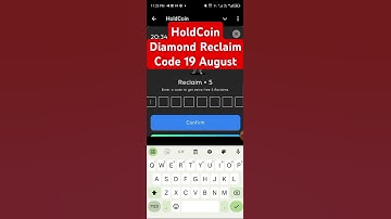 HoldCoin Diamond Reclaim l 19 August 2024 I Enter CODE to Get Free Reclaims I HoldCoin Heist Code