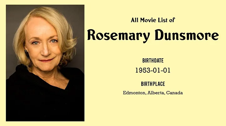 Rosemary Dunsmore Movies list Rosemary Dunsmore| F...