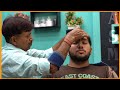 Intense Neck Cracking Head Massage By Barber Pradeep💈#asmr