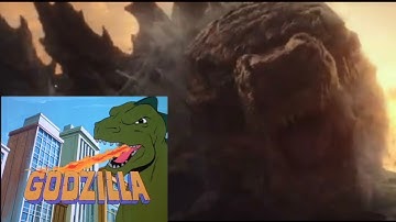 Godzilla vibes to his Hanna Barbera Godzilla theme! #Godzilla #GodzillaVsKong #KingOfTheMonsters