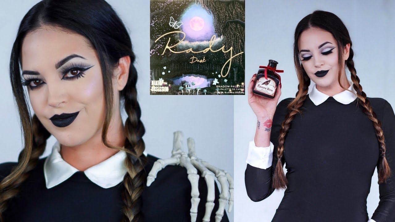 Wednesday Addams HALLOWEEN TUTORIAL FT. Makeup Obsession X Rady DUSK