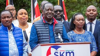 LIVE!! RAILA ODINGA'S EXPLOSIVE PRESS BRIEFING AS HE ADDRESSES RUTO'S ONE-YEAR PRESIDENCY!!