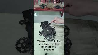 No 3 Bronze gear clock movement
