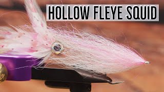 Hollow Fleye Squid Fly Pattern (Fly Tying Tutorial)