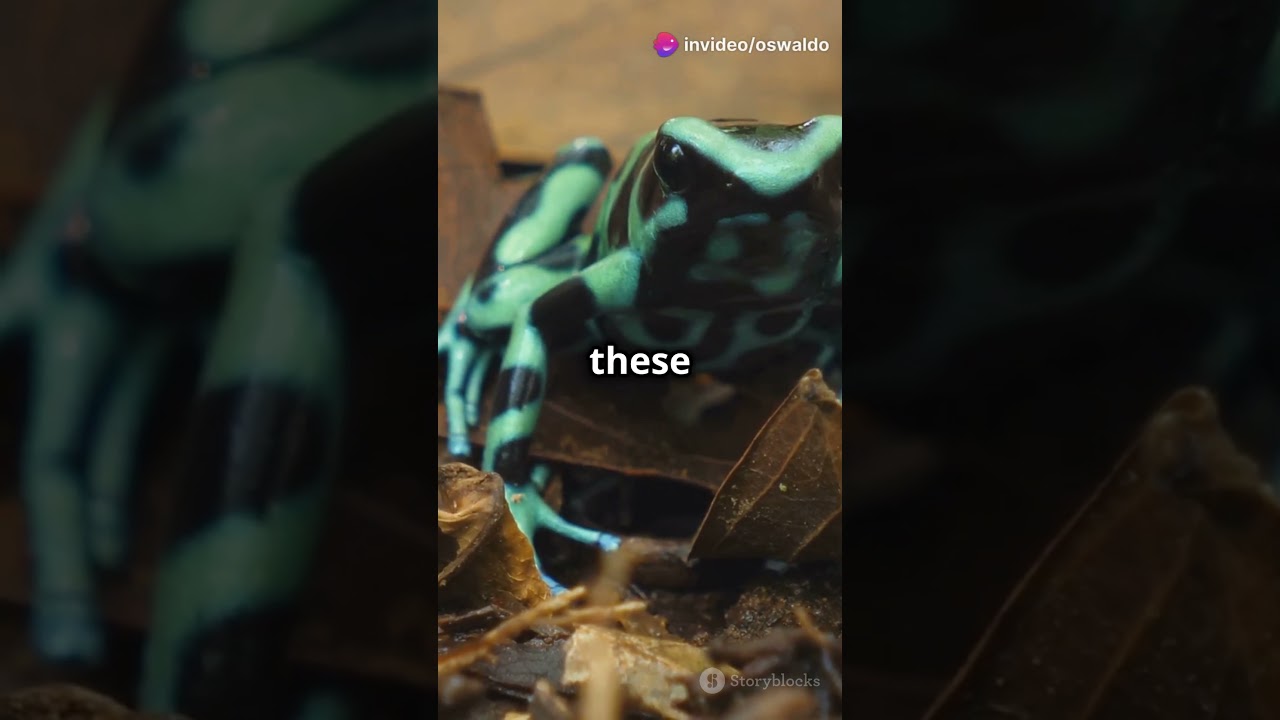 The Colorful Danger of Poison Dart Frogs!