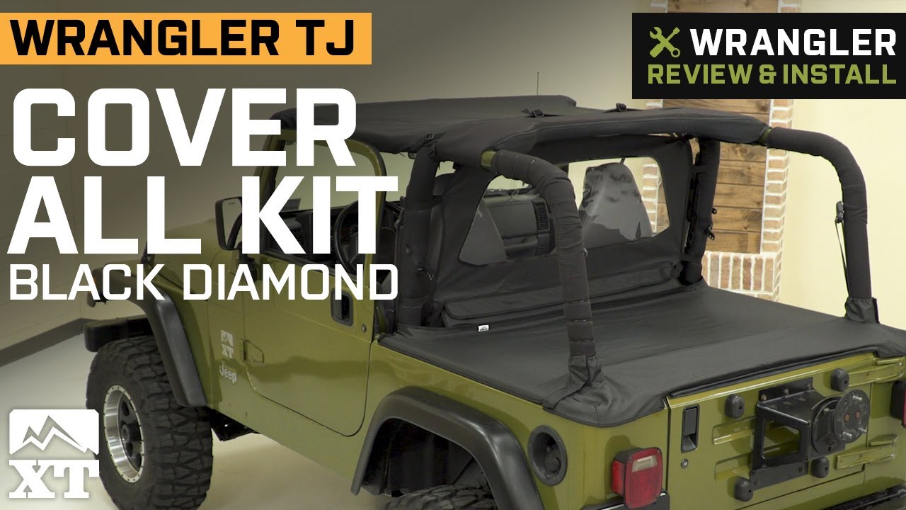 Jeep Wrangler Cover All Kit; Black Diamond (97-06 Jeep Wrangler TJ,  Excluding Unlimited)